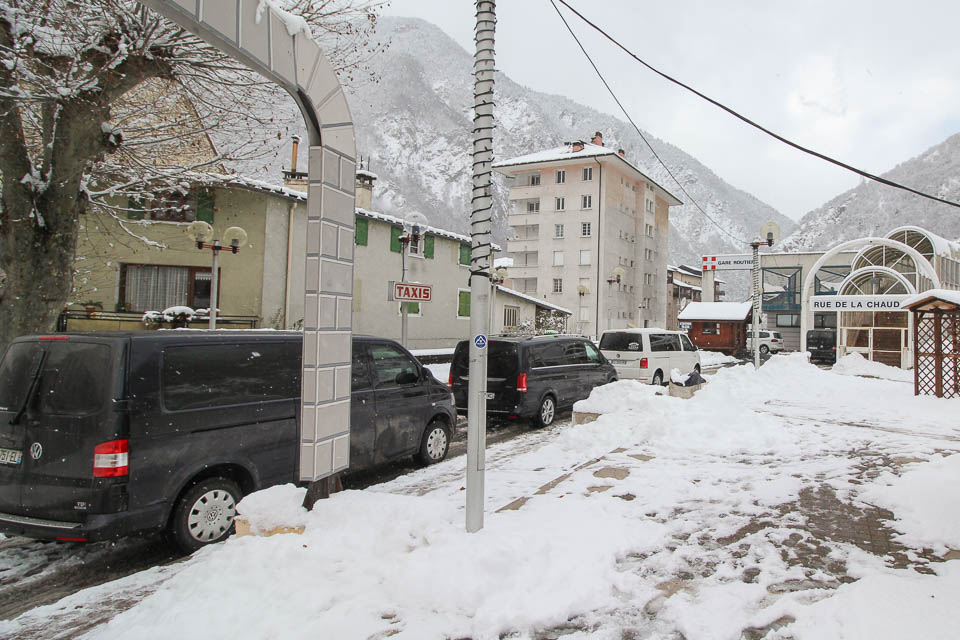 Taxi transfers from Moutiers station